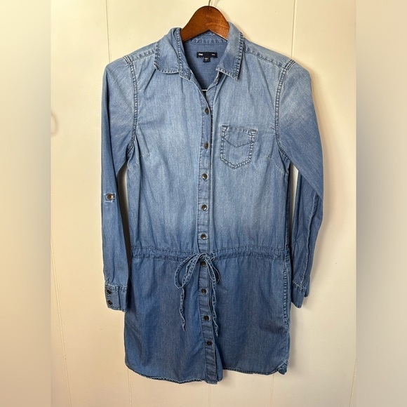 Gap Denim Women’s Drawstring Tunic Size Small - Picture 13 of 14